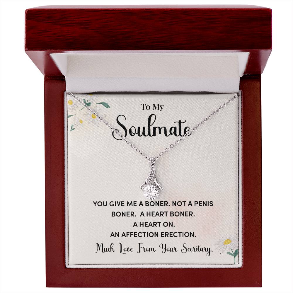 Funny Gift for Girlfriend from Secretary Necklace Box