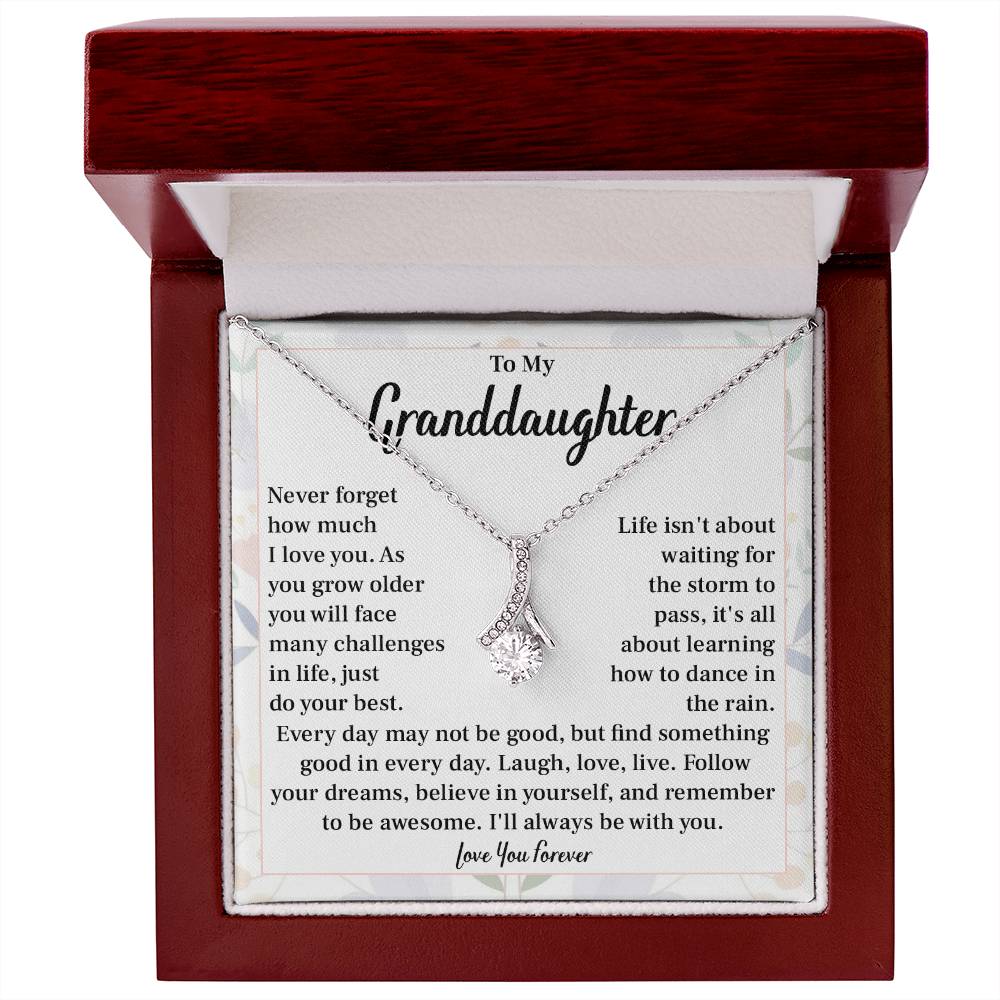 Granddaughter Inspirational Necklace Gift for Her