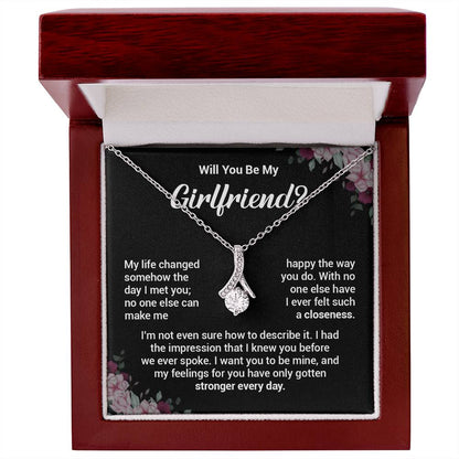 Girlfriend Proposal Wishbone Necklace