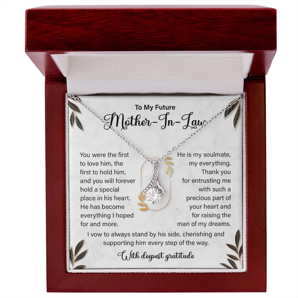 Future Mother-in-Law Necklace from Bride