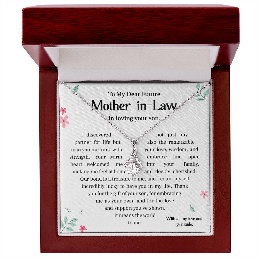 Future Mother-in-Law Necklace from Bride