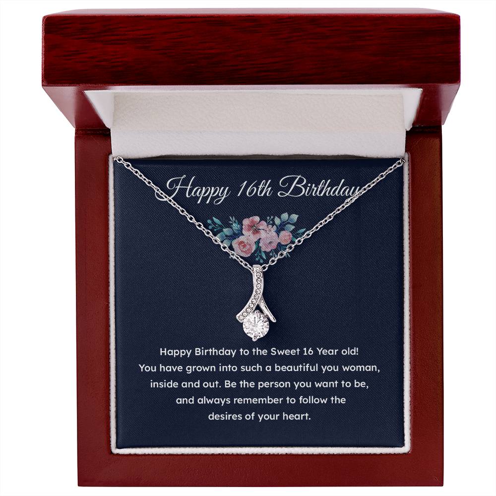 16th Birthday Gift Necklace for Teen Girl