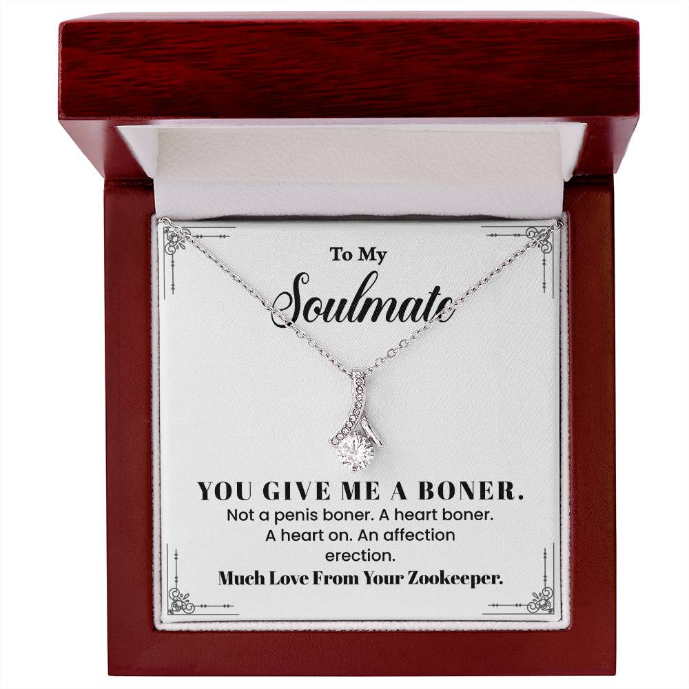 Funny Necklace Gift for Girlfriend Zookeeper Card