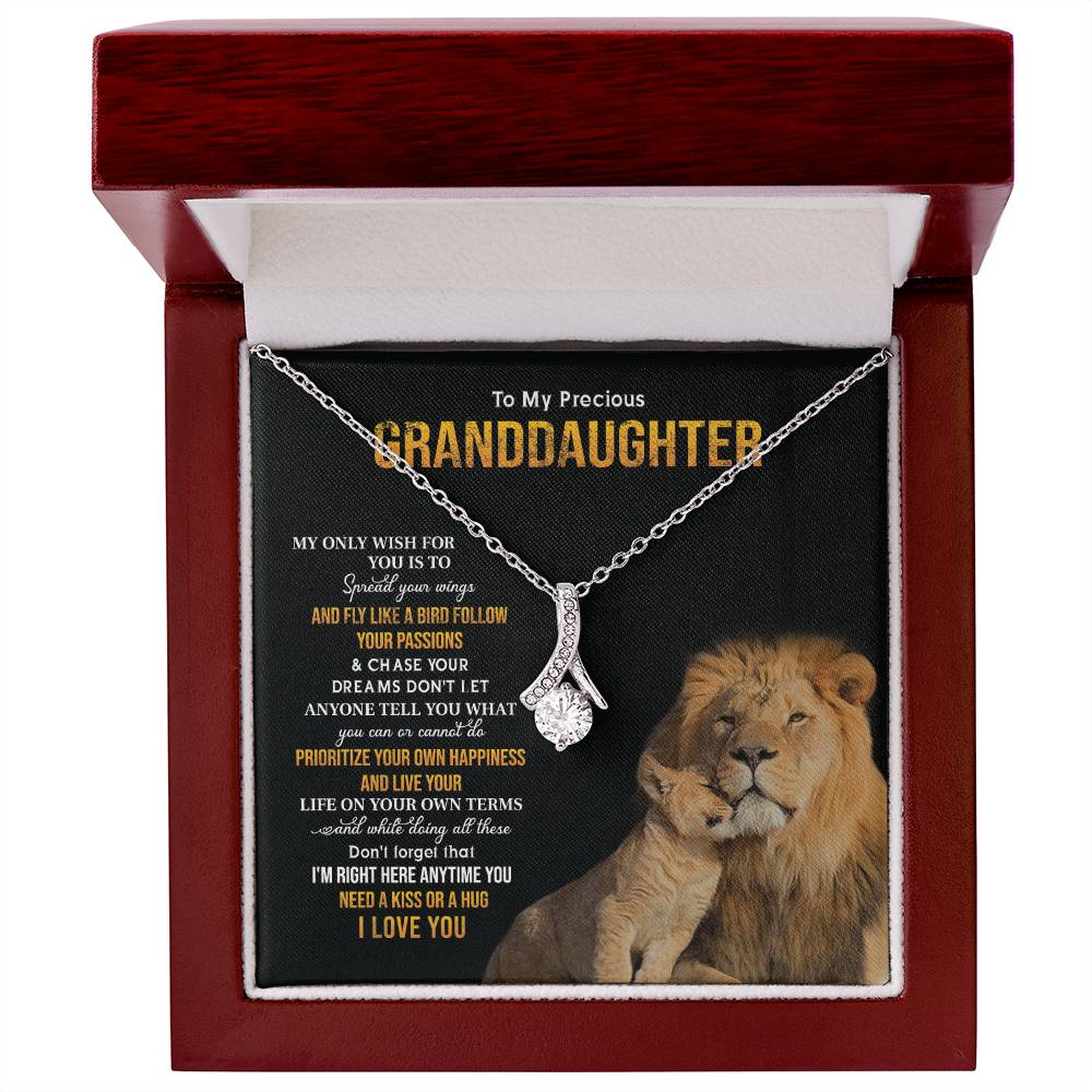 Inspirational Necklace for Granddaughter – Gift from Grandpa