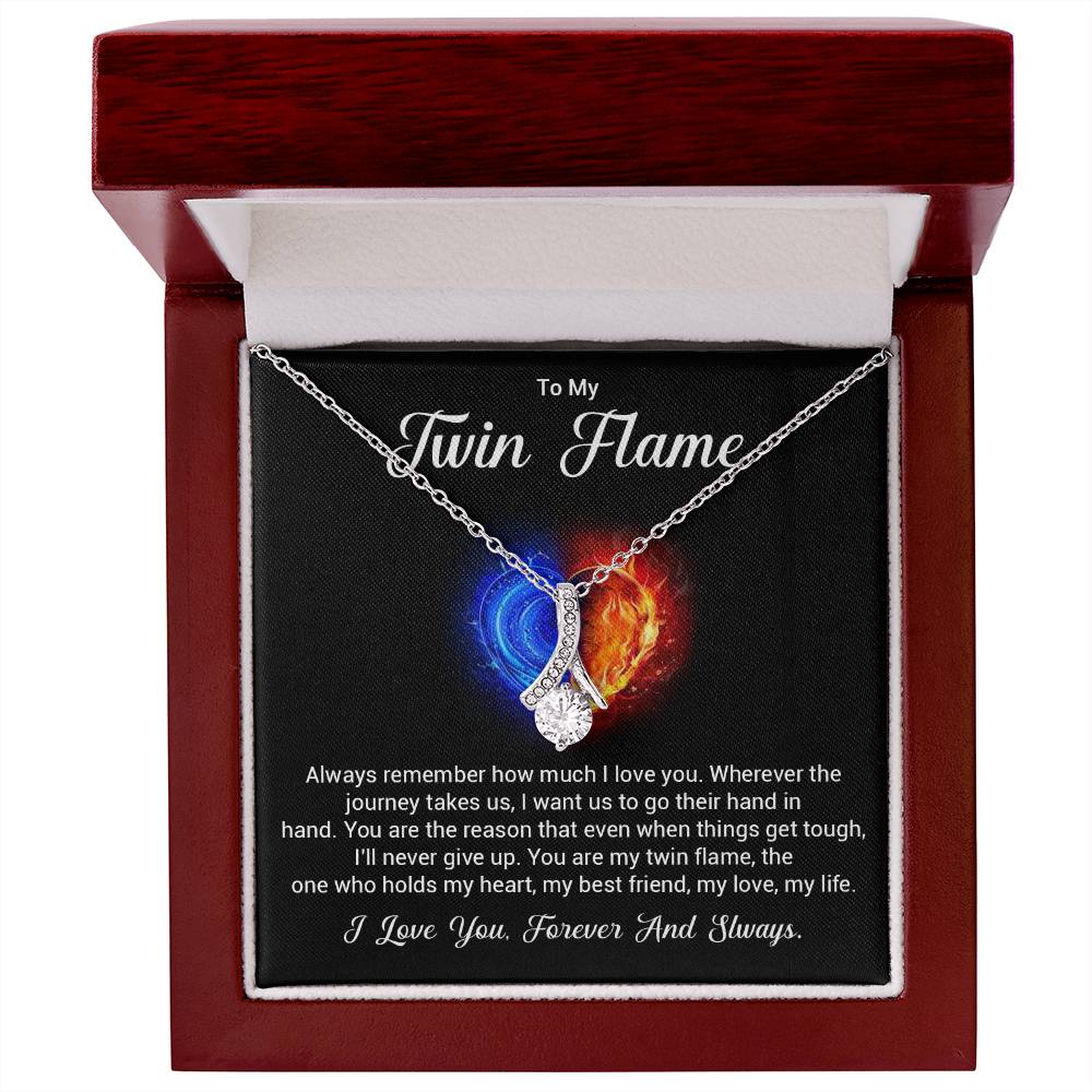 Twin Flame Gift for Her – Love You Forever Message Card