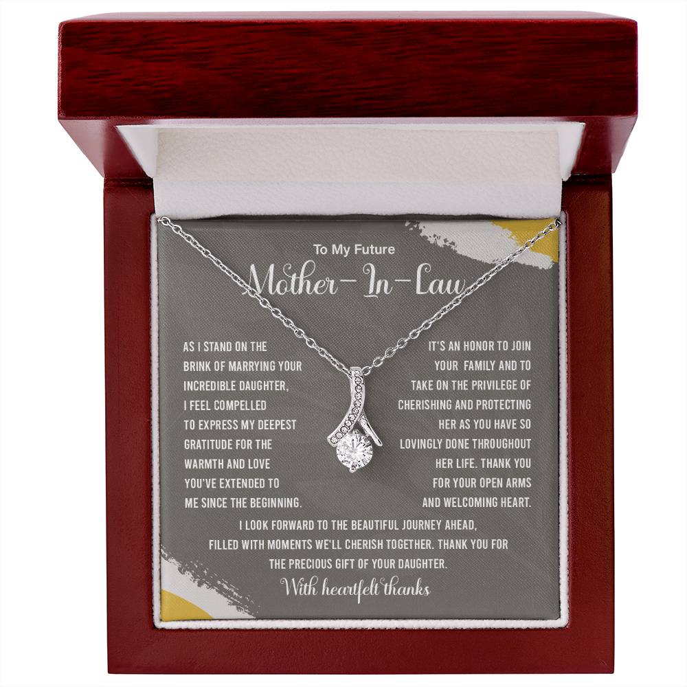 Future Mother-in-Law Necklace from Groom