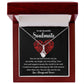 Soulmate Necklace Gift for Her with Love Note Card