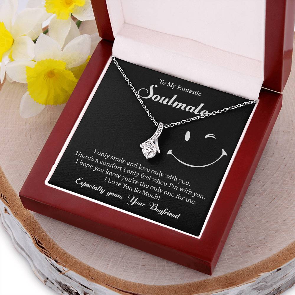 Soulmate Necklace Gift from Boyfriend – Gift Box