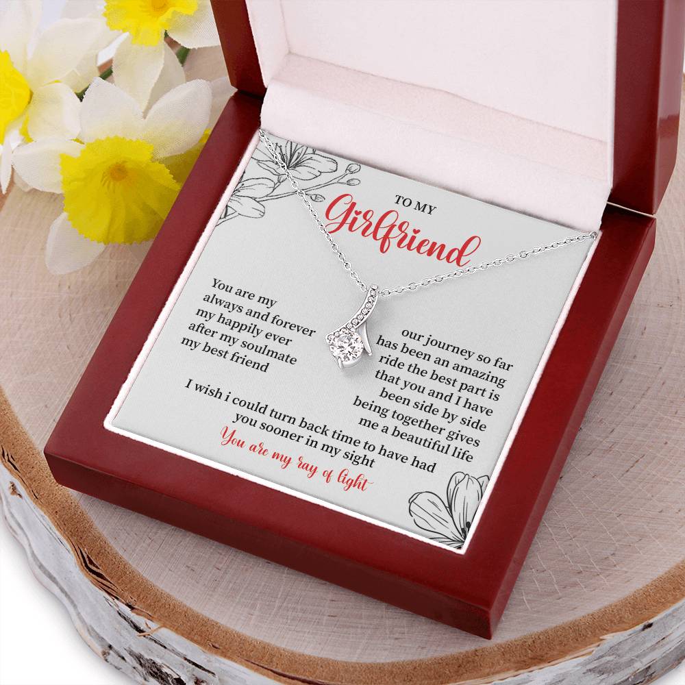 To My Girlfriend - Jewelry Gift with Message Card