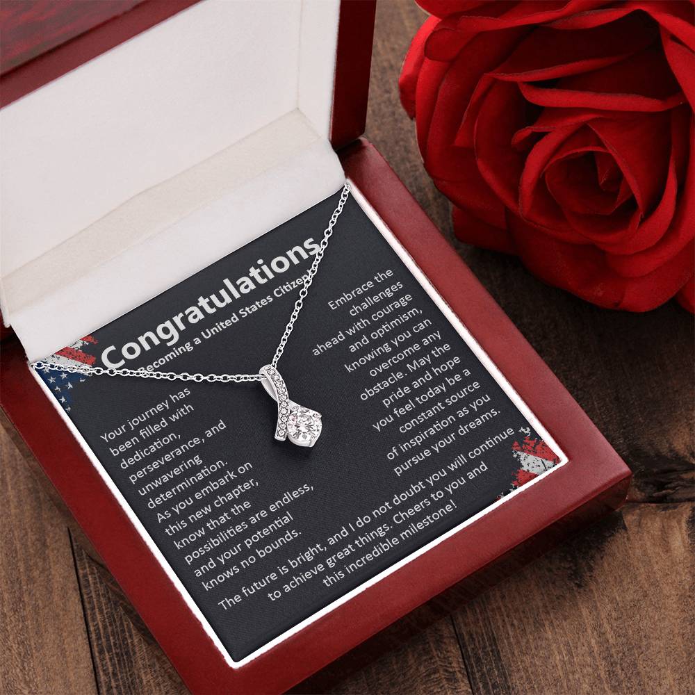 Congratulations On Becoming A United States Citizen Congratulations On Citizenship Proud New Citizen Gift Celebratory Jewelry For New Citizens Supportive Gift For New Citizens Life Journey Jewelry Personalized Gift For Citizens Hope And Pride Jewelry