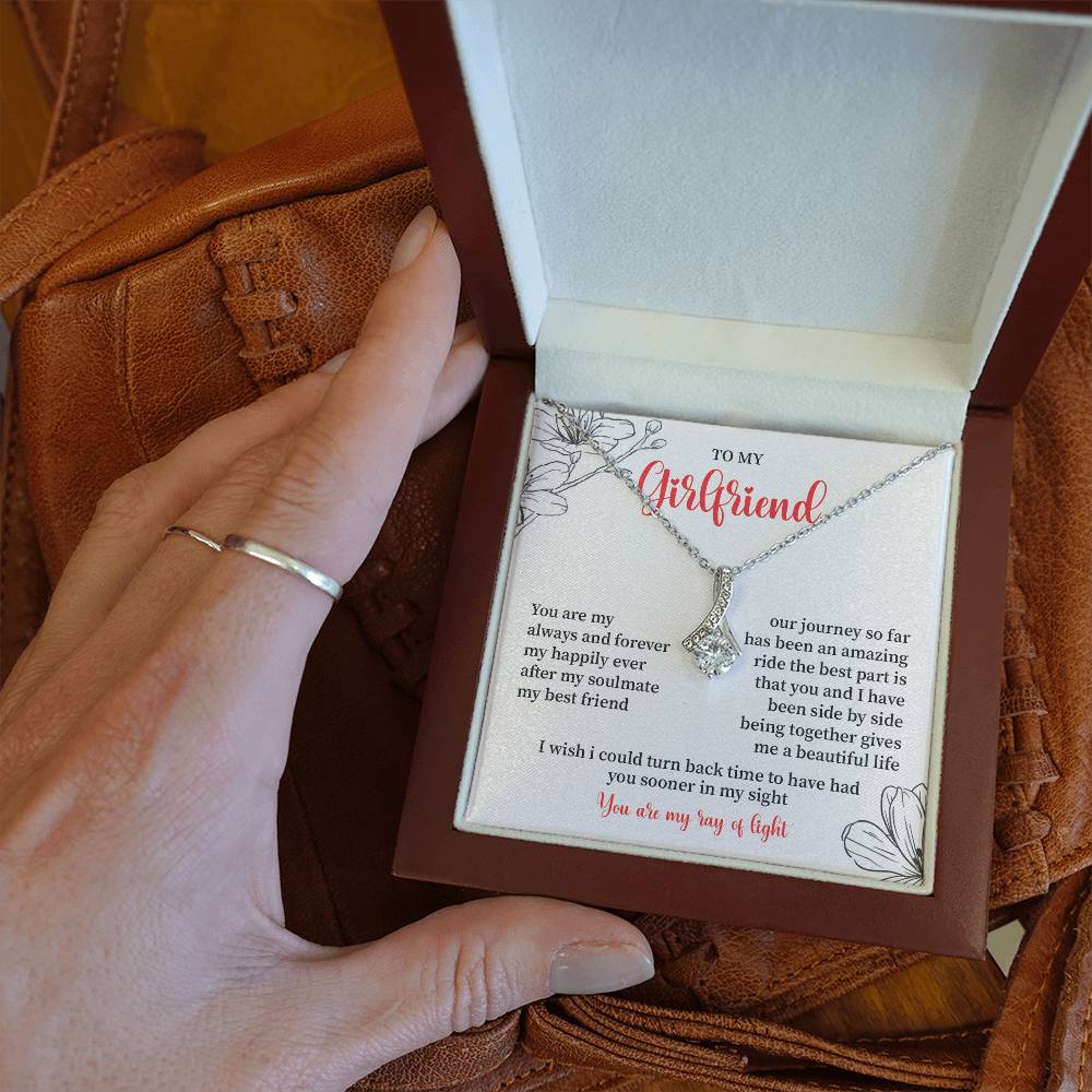 To My Girlfriend - Jewelry Gift with Message Card