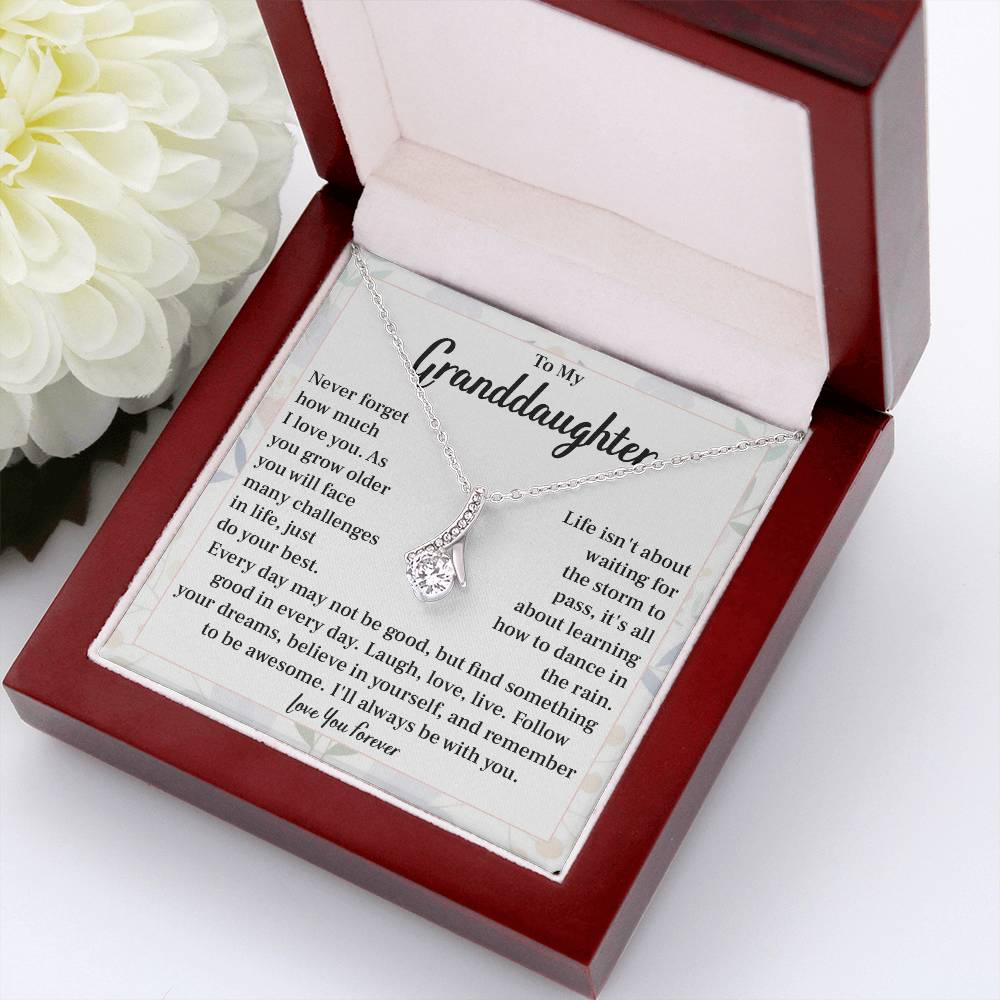 Granddaughter Inspirational Necklace Gift for Her