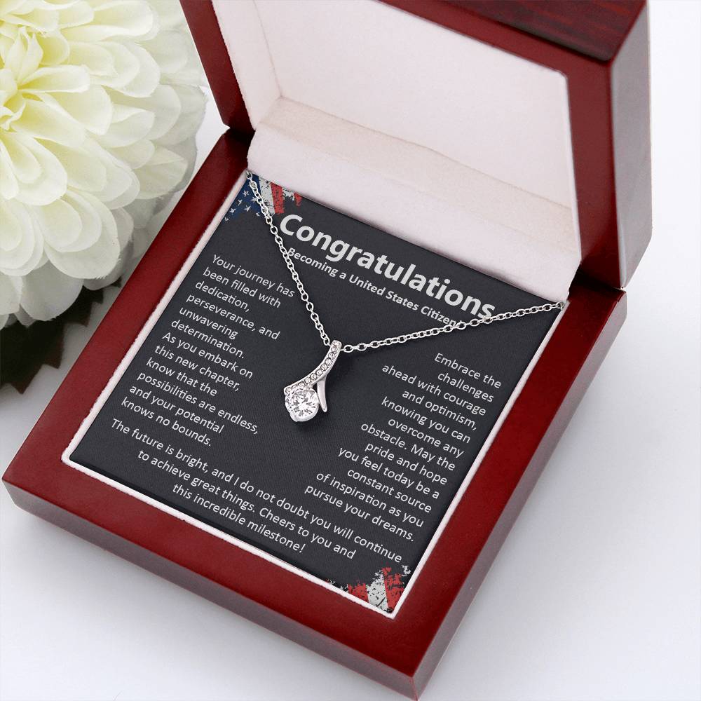 Congratulations On Becoming A United States Citizen Congratulations On Citizenship Proud New Citizen Gift Celebratory Jewelry For New Citizens Supportive Gift For New Citizens Life Journey Jewelry Personalized Gift For Citizens Hope And Pride Jewelry