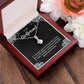 To My Girlfriend Necklace – Jewelry Gift with Message Card