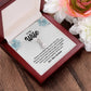 Romantic Wife Necklace Gift – Message Card Included