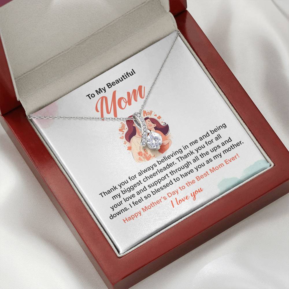 Mother’s Day Necklace Gift for Mom with Gift Box