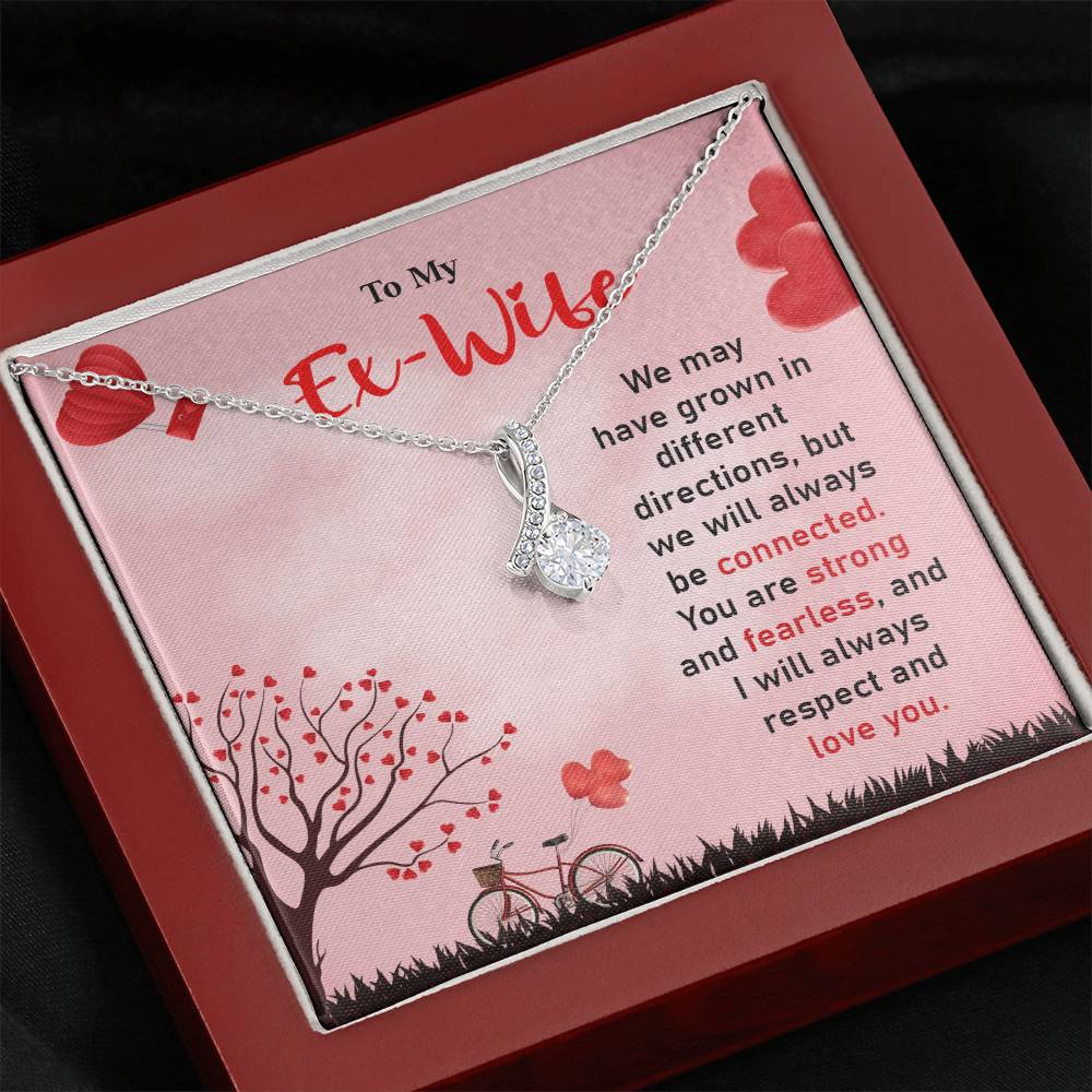 Ex-Wife Necklace Gift – Love & Respect Message Card