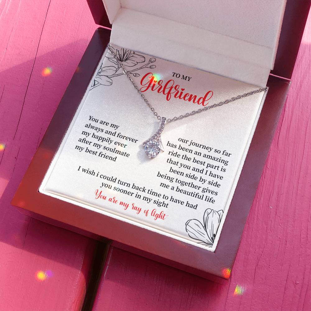 To My Girlfriend - Jewelry Gift with Message Card