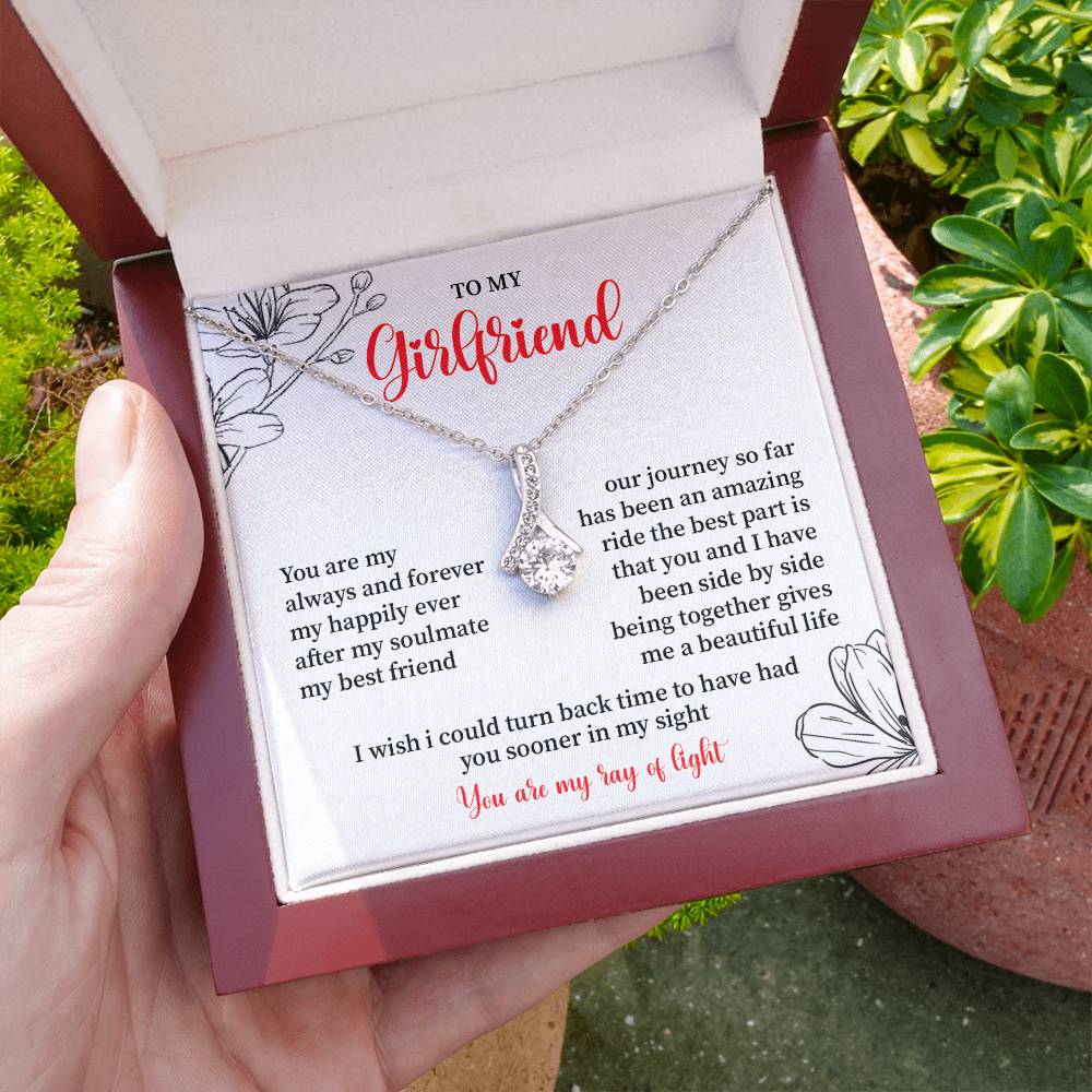 To My Girlfriend - Jewelry Gift with Message Card