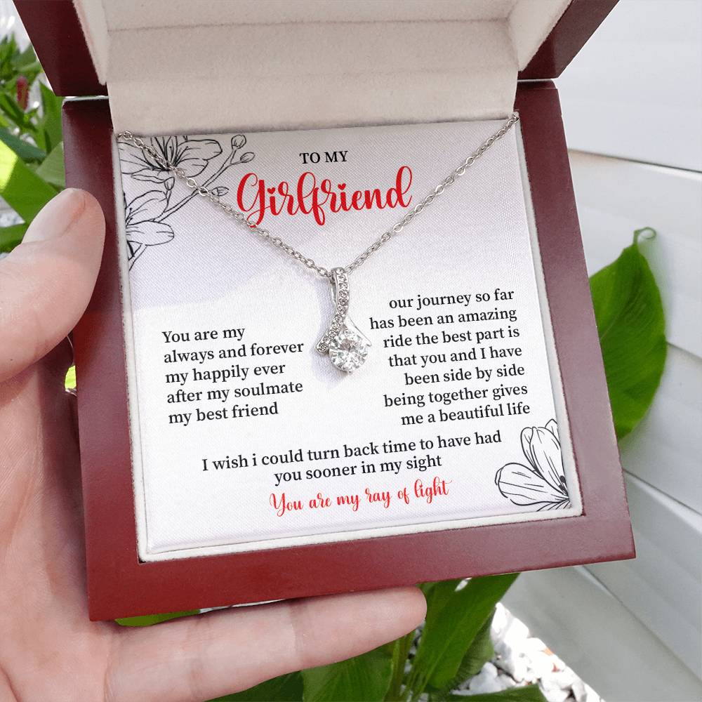 To My Girlfriend - Jewelry Gift with Message Card