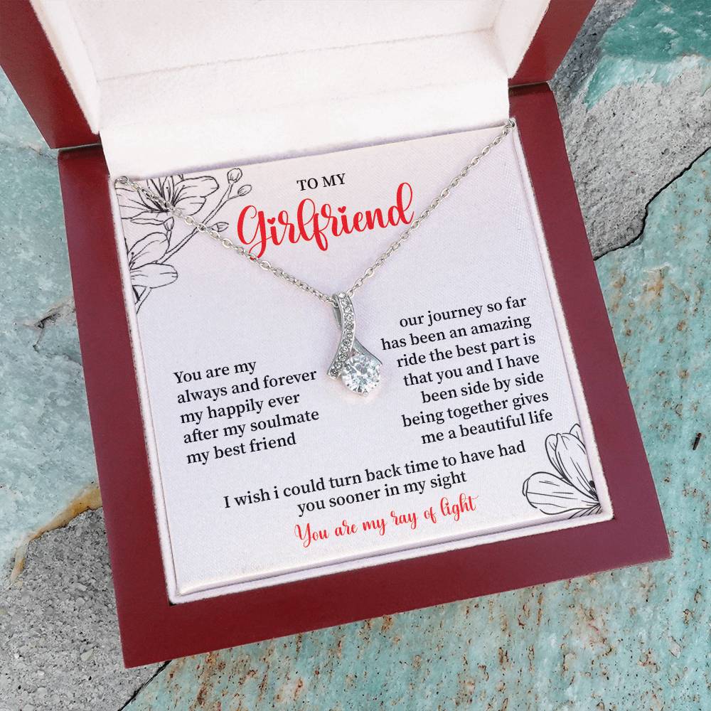 To My Girlfriend - Jewelry Gift with Message Card
