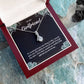 To My Girlfriend Necklace – Jewelry Gift with Message Card