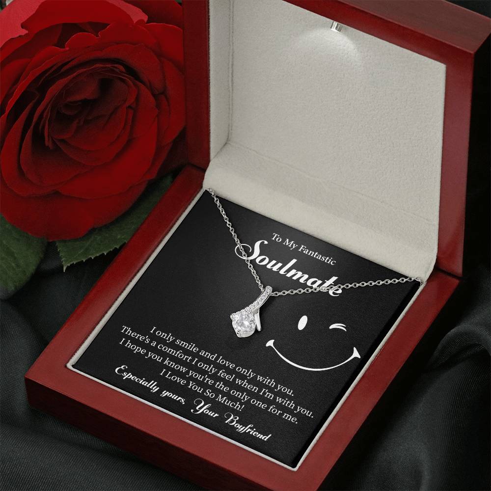 Soulmate Necklace Gift from Boyfriend – Gift Box