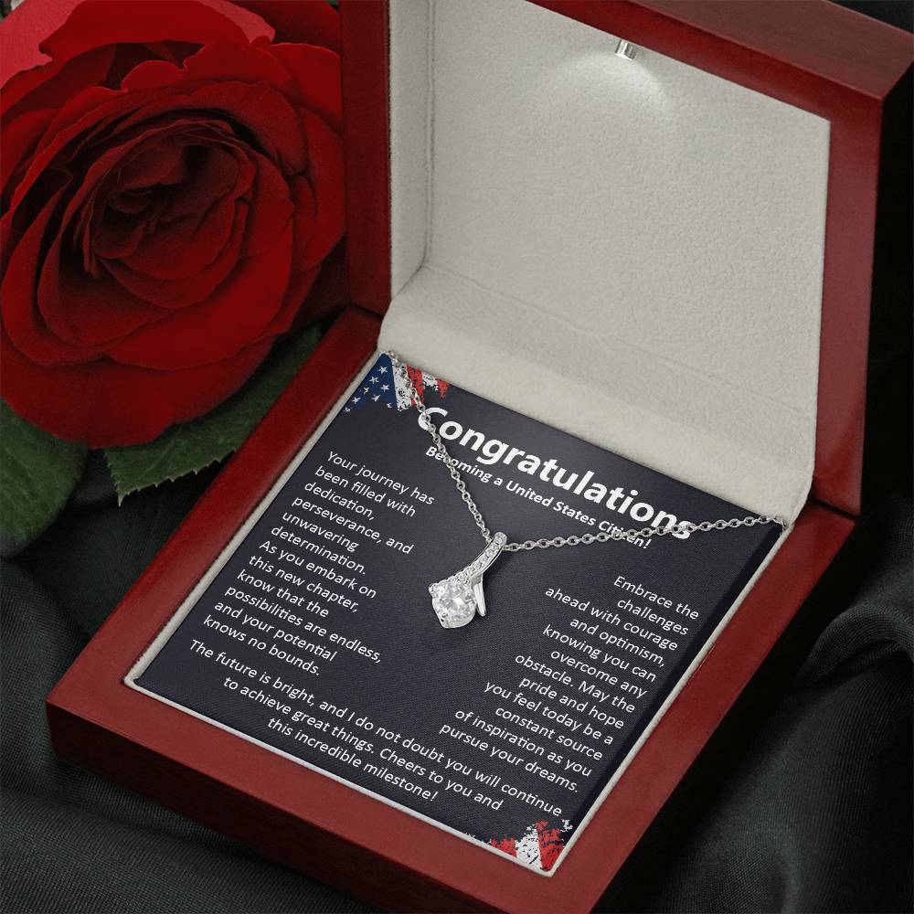 Congratulations On Becoming A United States Citizen Congratulations On Citizenship Proud New Citizen Gift Celebratory Jewelry For New Citizens Supportive Gift For New Citizens Life Journey Jewelry Personalized Gift For Citizens Hope And Pride Jewelry