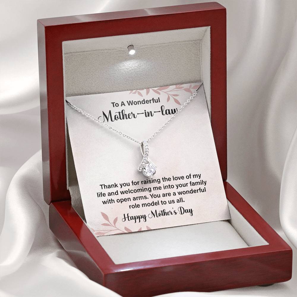 Mother-in-Law Mother’s Day Necklace Gift from Family