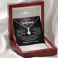 To My Loving Girlfriend Necklace with Message Card