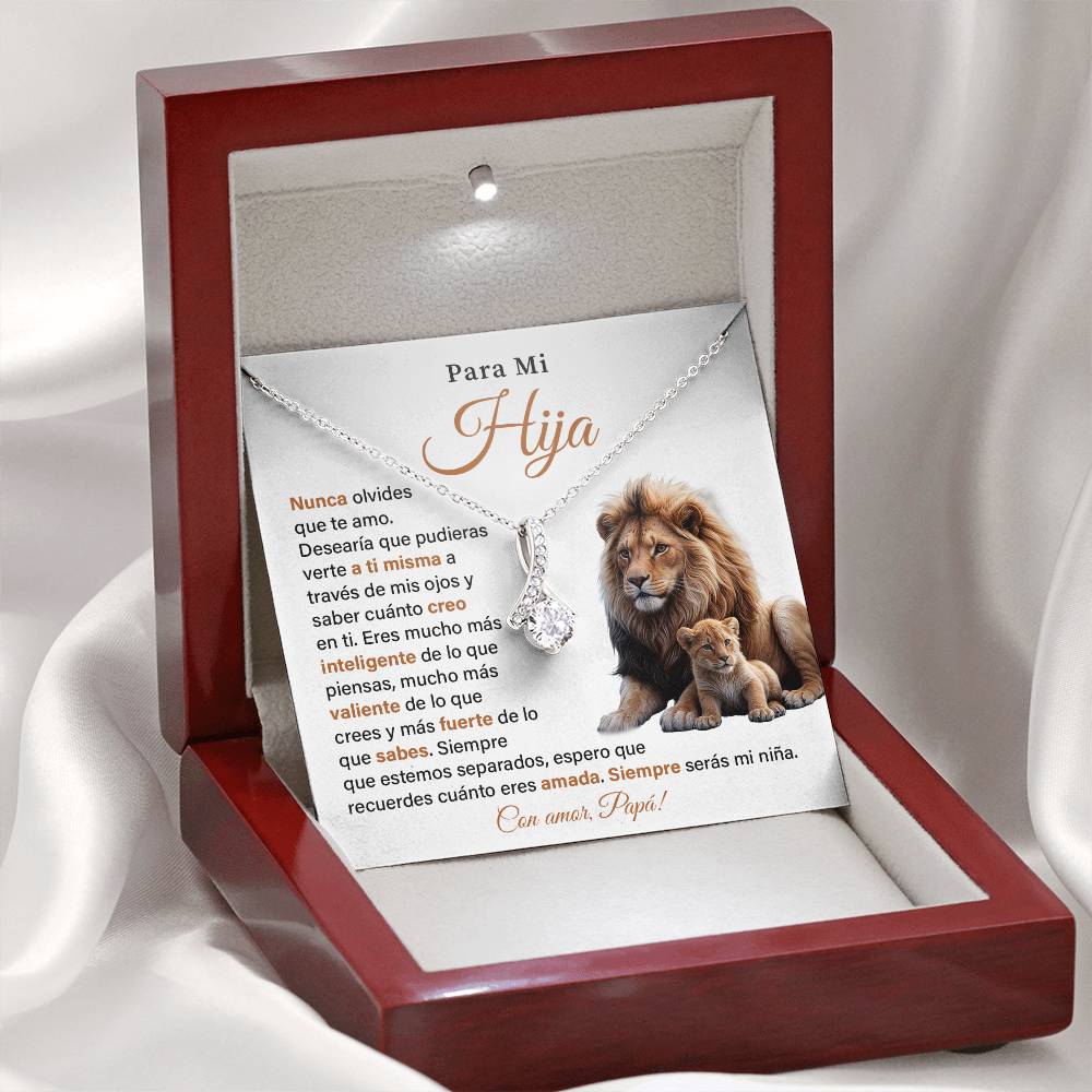 Collar Para Mi Hija de Papá – Mensaje de Amor y Orgullo