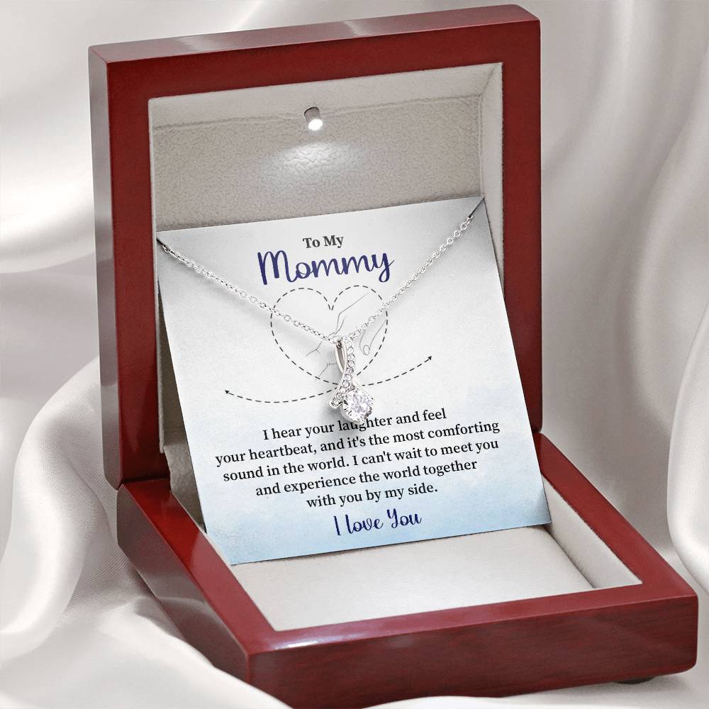 Necklace Gift for Mom to Be from Baby with Gift Box