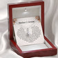 Mother of the Groom Wedding Necklace Gift Box