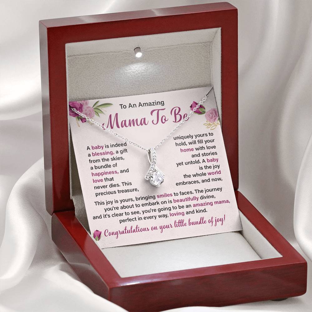 Necklace Gift for Pregnant Wife or Mama To Be