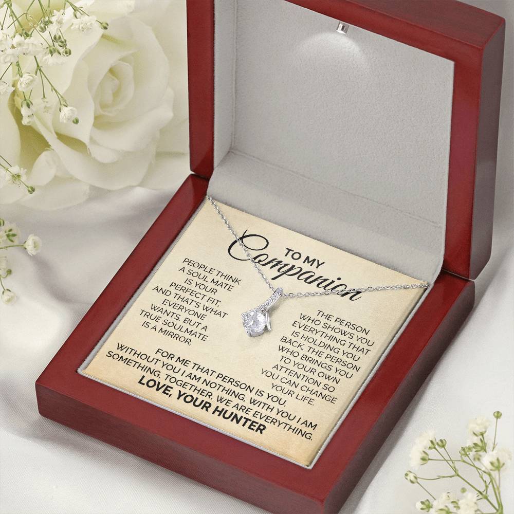 Hunter to Wife Soulmate Necklace Gift With Message Card