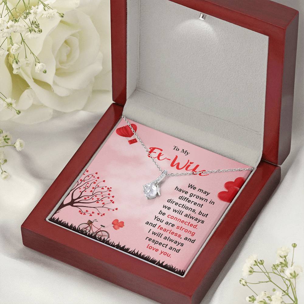 Ex-Wife Necklace Gift – Love & Respect Message Card