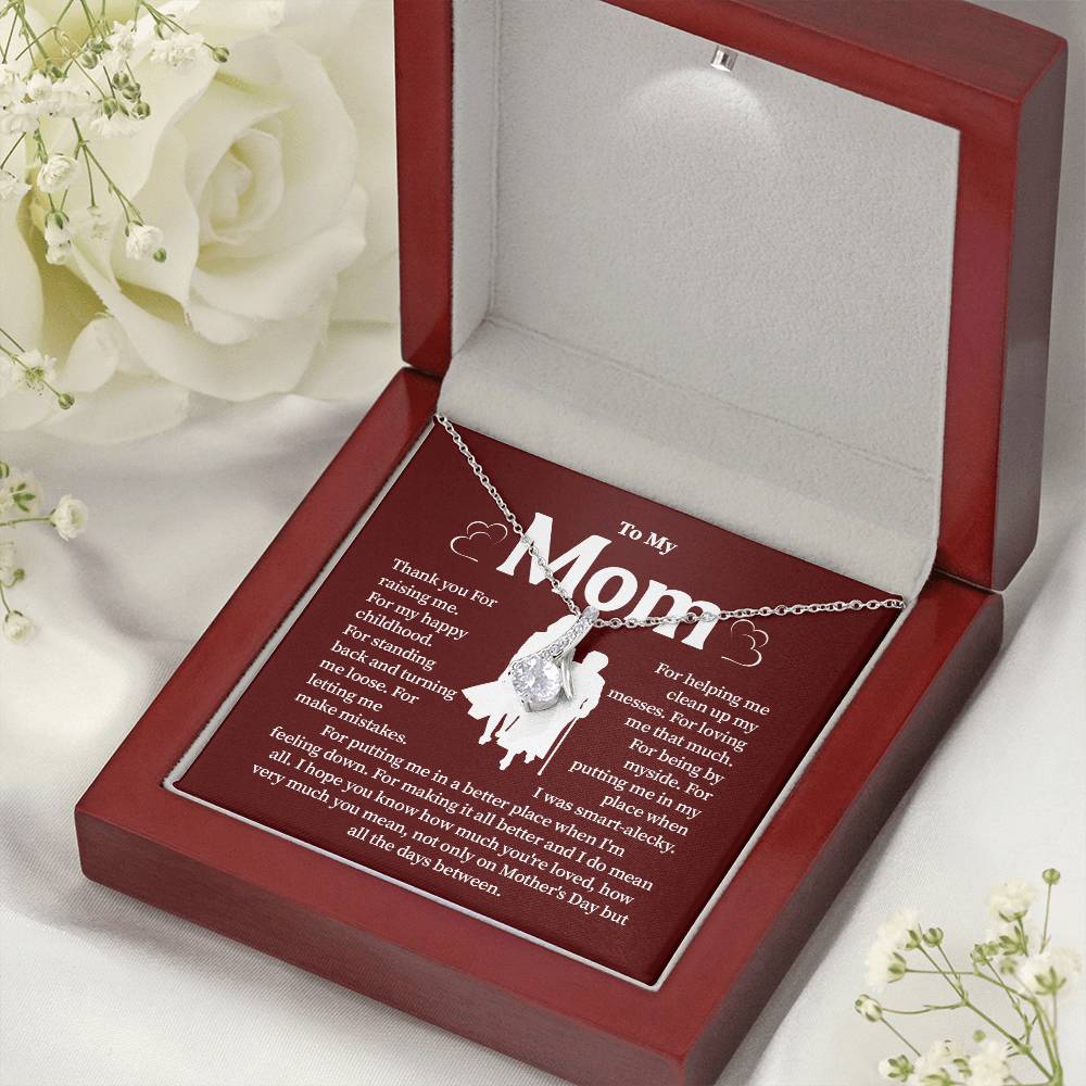 Gift for Mom from Daughter – Necklace with Gift Box