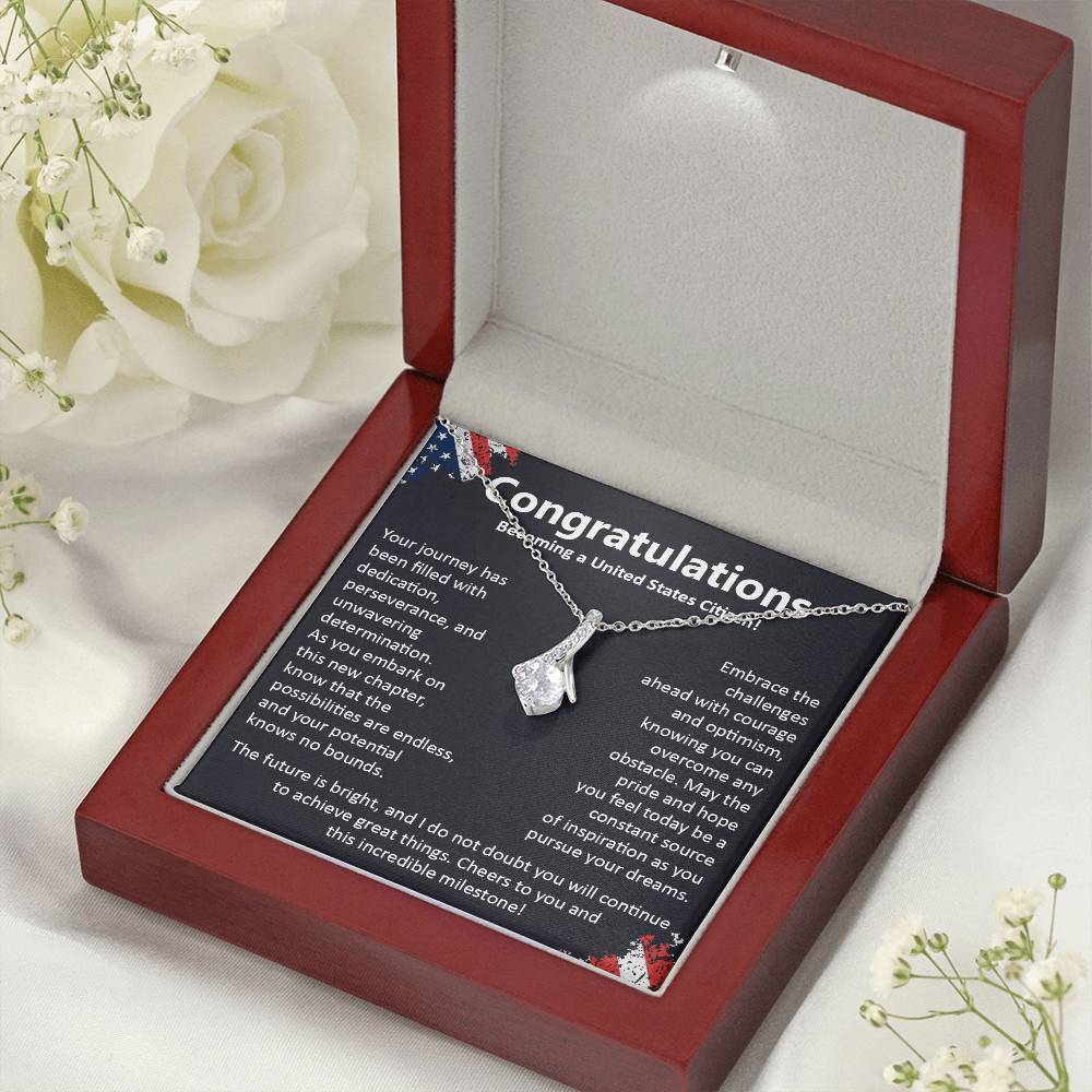 Congratulations On Becoming A United States Citizen Congratulations On Citizenship Proud New Citizen Gift Celebratory Jewelry For New Citizens Supportive Gift For New Citizens Life Journey Jewelry Personalized Gift For Citizens Hope And Pride Jewelry