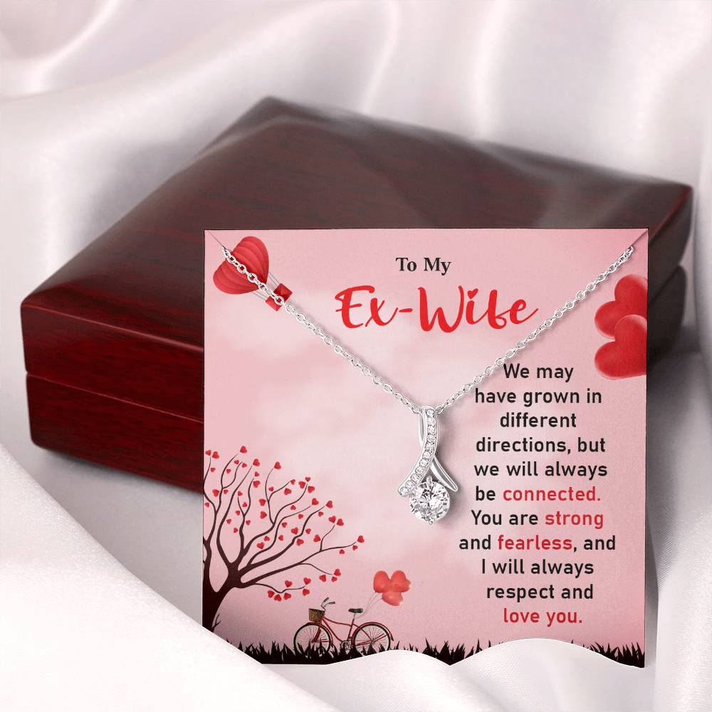 Ex-Wife Necklace Gift – Love & Respect Message Card