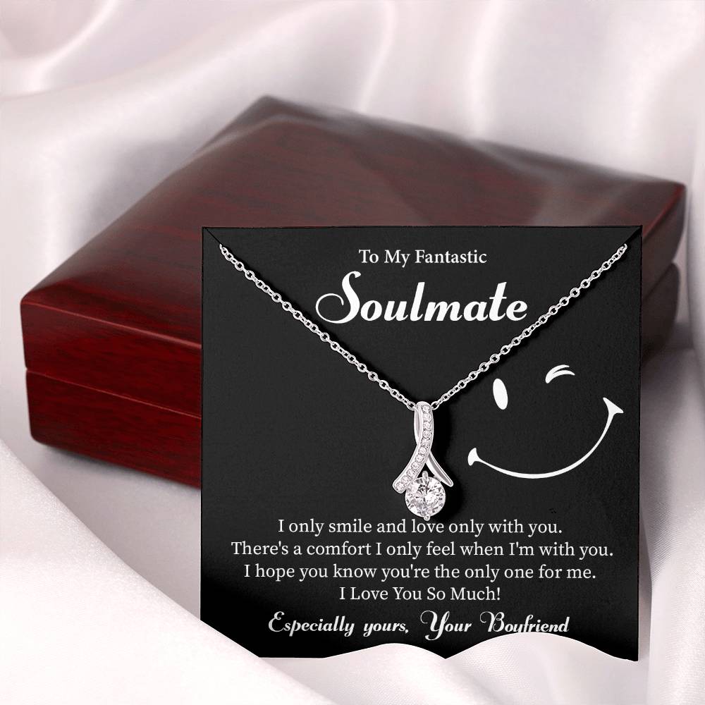 Soulmate Necklace Gift from Boyfriend – Gift Box