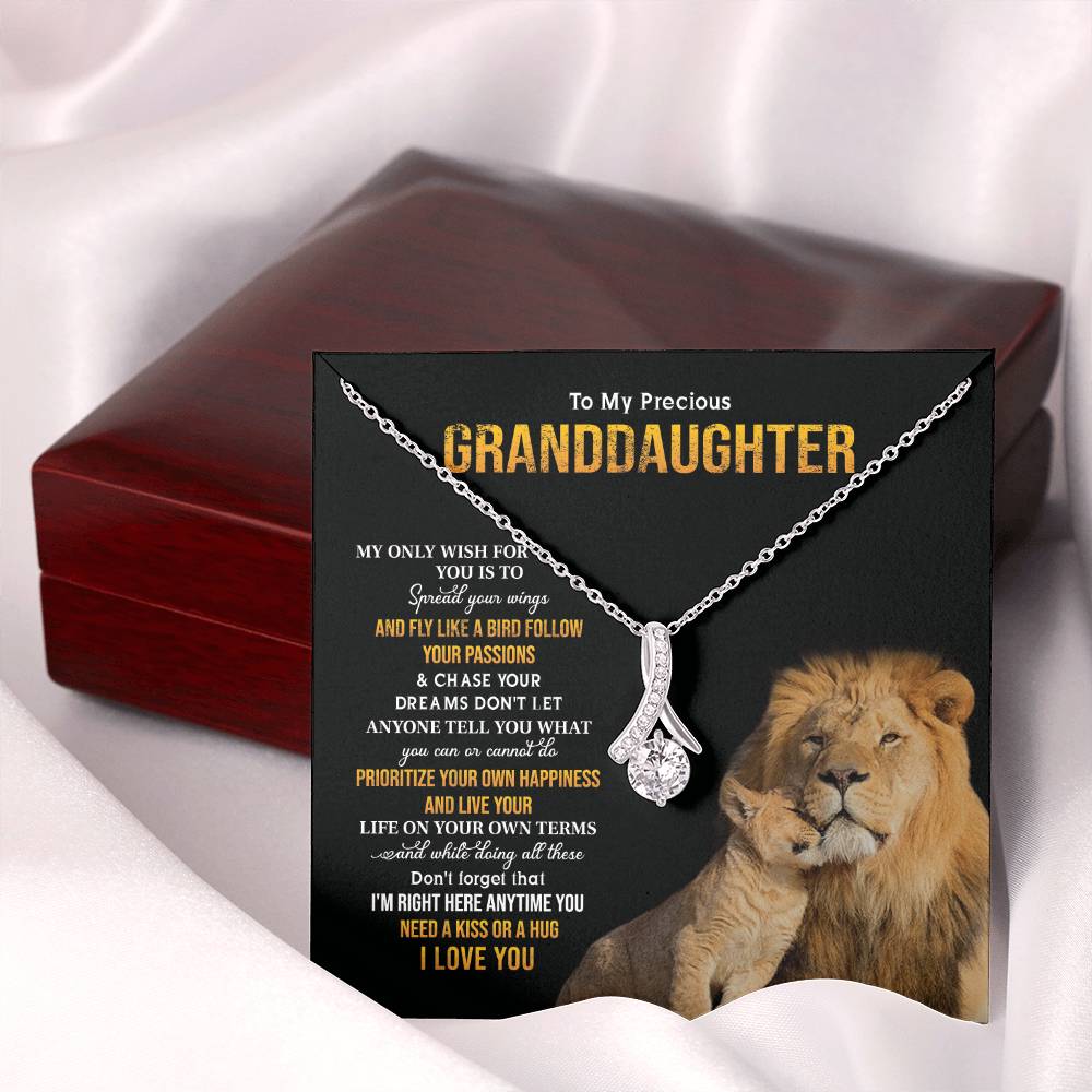 Inspirational Necklace for Granddaughter – Gift from Grandpa