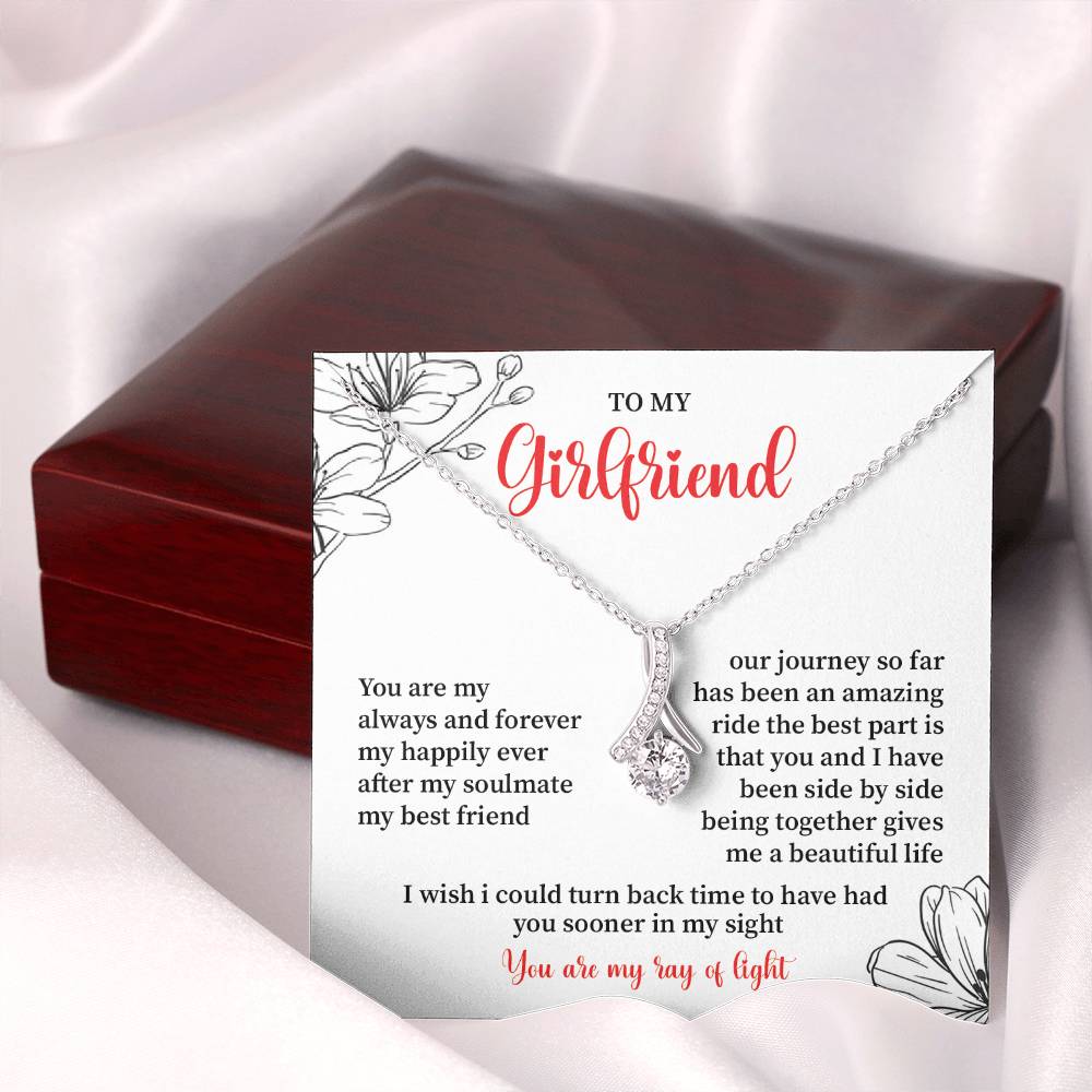 To My Girlfriend - Jewelry Gift with Message Card