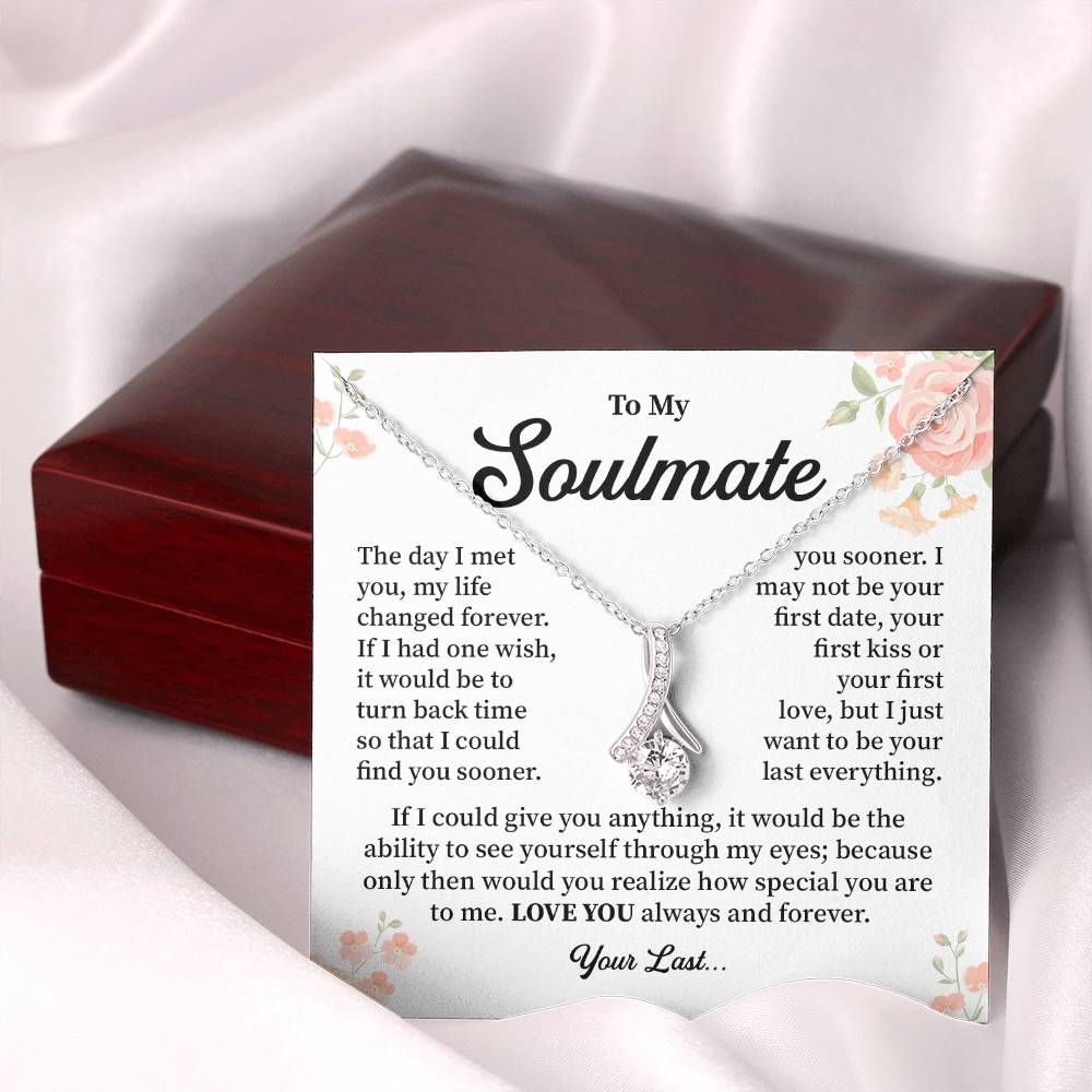 Soulmate Pendant Necklace for Her – Gift Box Jewelry