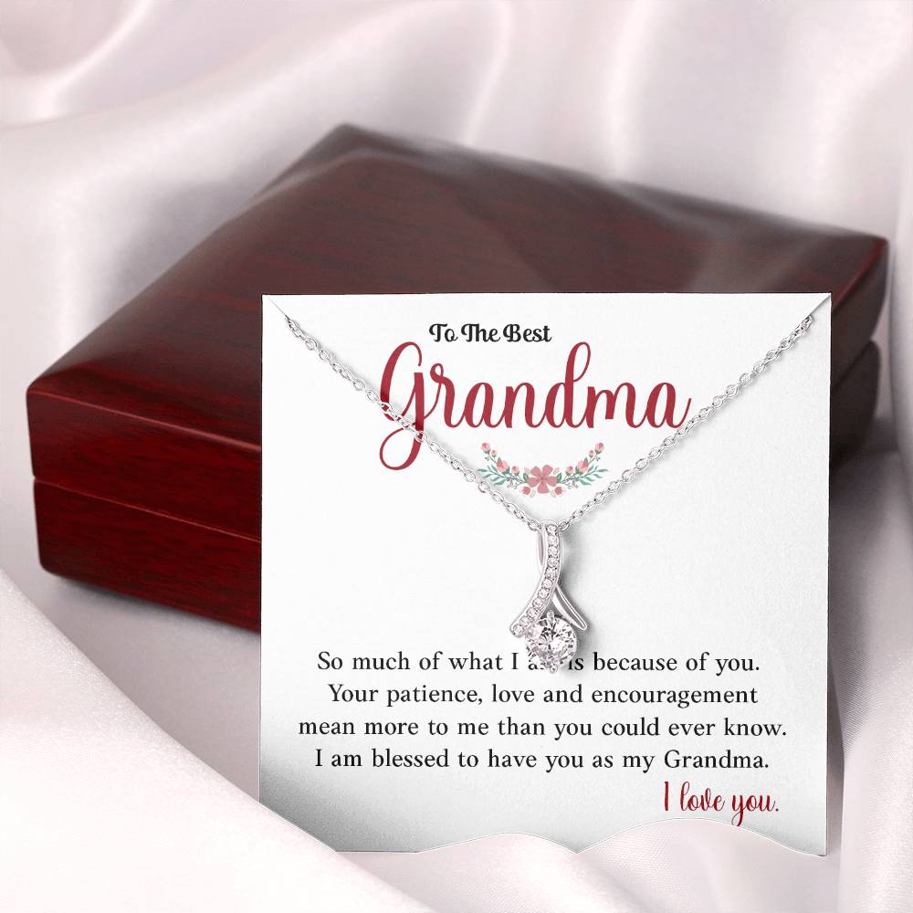 To The Best Grandma Heartfelt Necklace Gift Best Grandma Necklace Gift Heartfelt Gift For Grandma Sentimental Jewelry For Grandmother Jewelry Gift For Grandma Granddaughter To Grandma Gift Special Gift For Grandma Meaningful Gift For Grandma