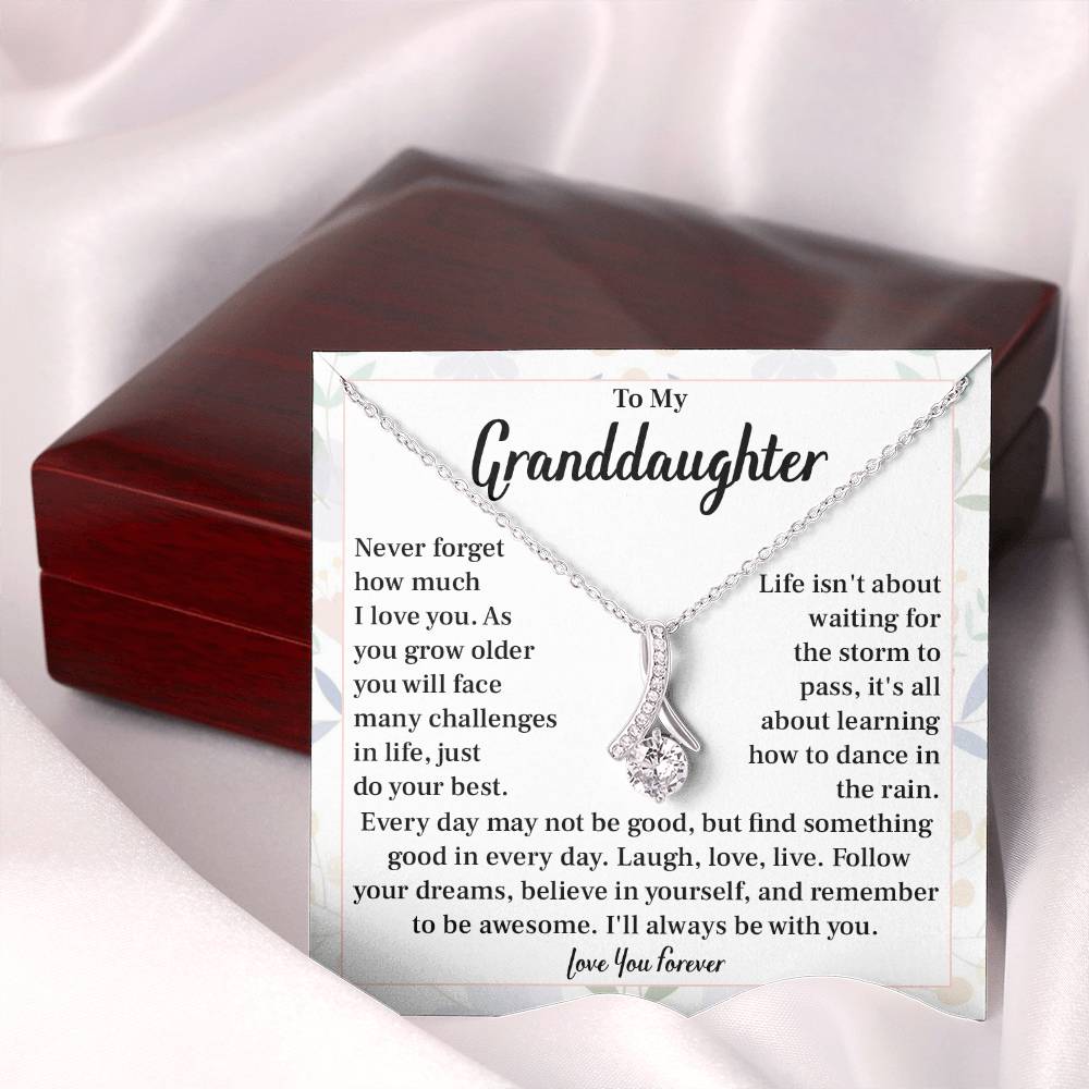Granddaughter Inspirational Necklace Gift for Her