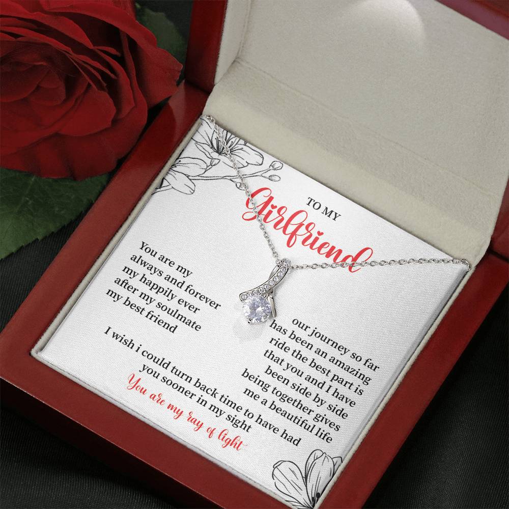 To My Girlfriend - Jewelry Gift with Message Card