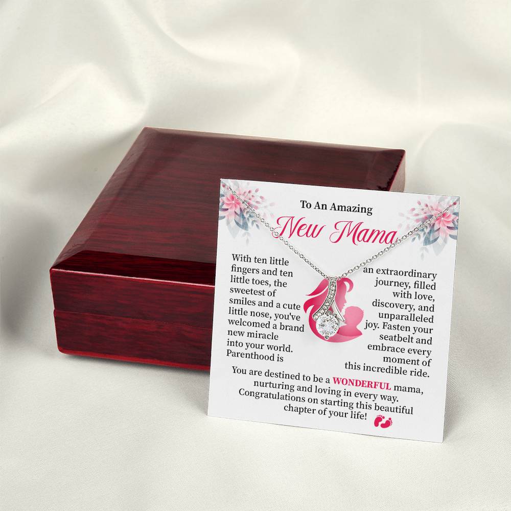 New Mama Necklace Gift for First Time Mom