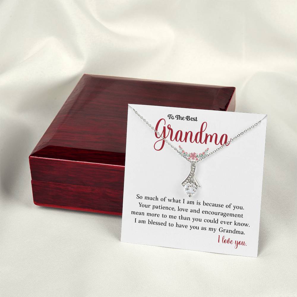 To The Best Grandma Heartfelt Necklace Gift Best Grandma Necklace Gift Heartfelt Gift For Grandma Sentimental Jewelry For Grandmother Jewelry Gift For Grandma Granddaughter To Grandma Gift Special Gift For Grandma Meaningful Gift For Grandma