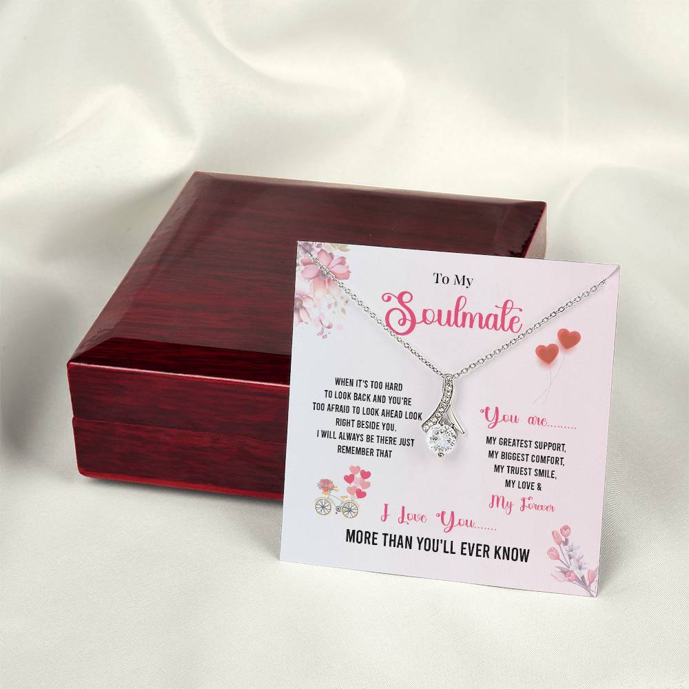 Comfort Necklace Gift for Soulmate with Love Card