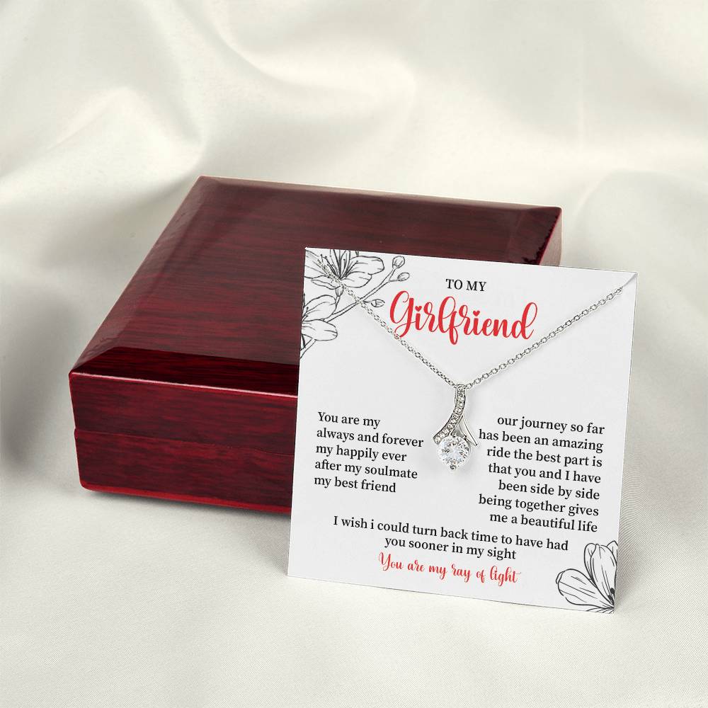 To My Girlfriend - Jewelry Gift with Message Card